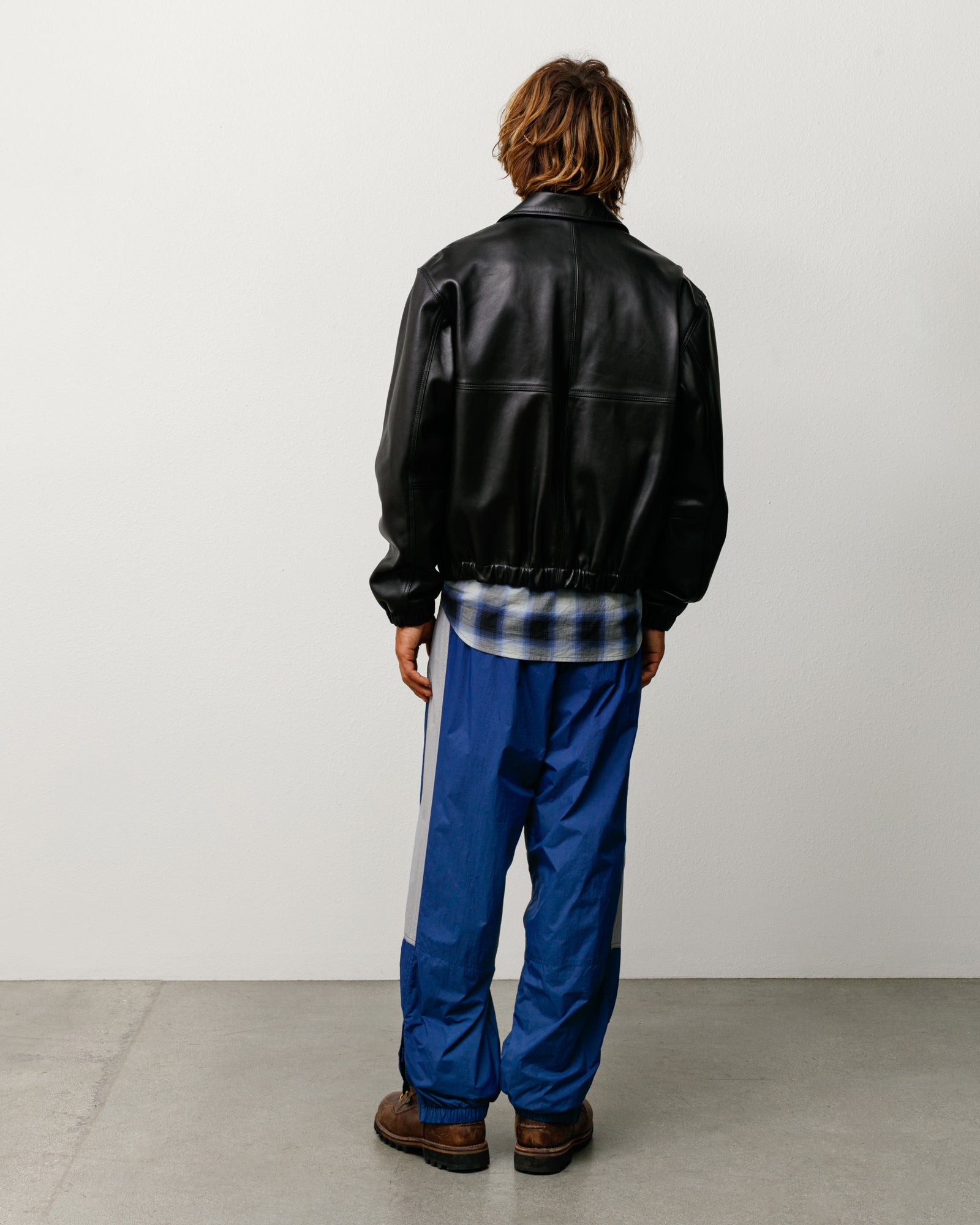 Stussy Giacca Lavoro Pelle Black YKK
