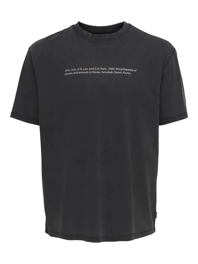 ONLY & SONS Onscarter Life T-shirt cotone washed relaxed