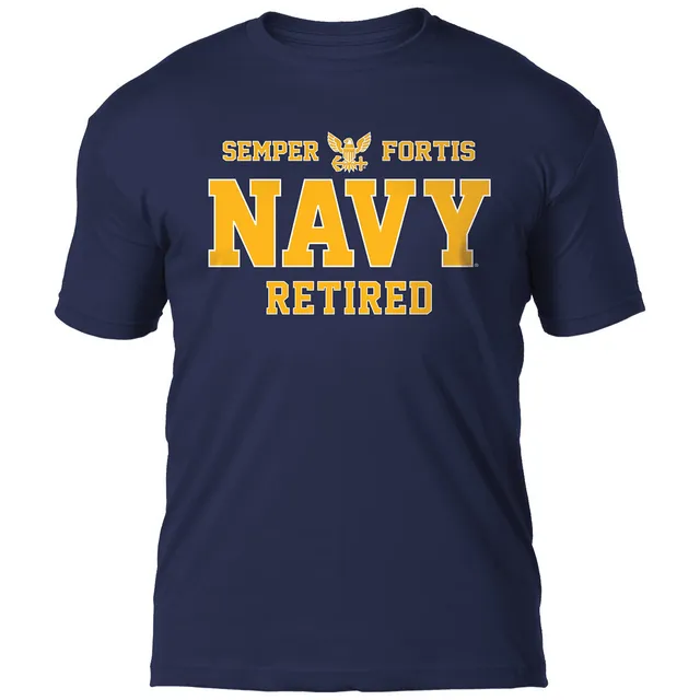 7.62 Design US Navy Retired T-Shirt Blu Cotone L