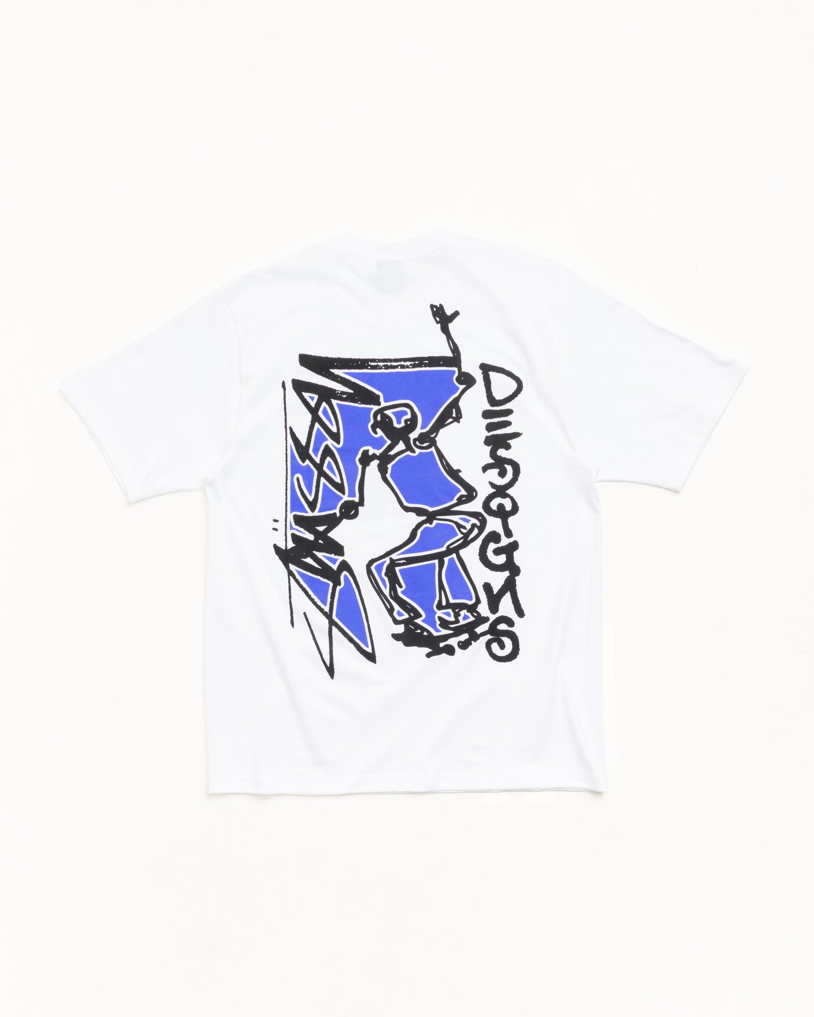 Stussy Smooth Sk8 Tee maglietta bianca cotone 220gsm