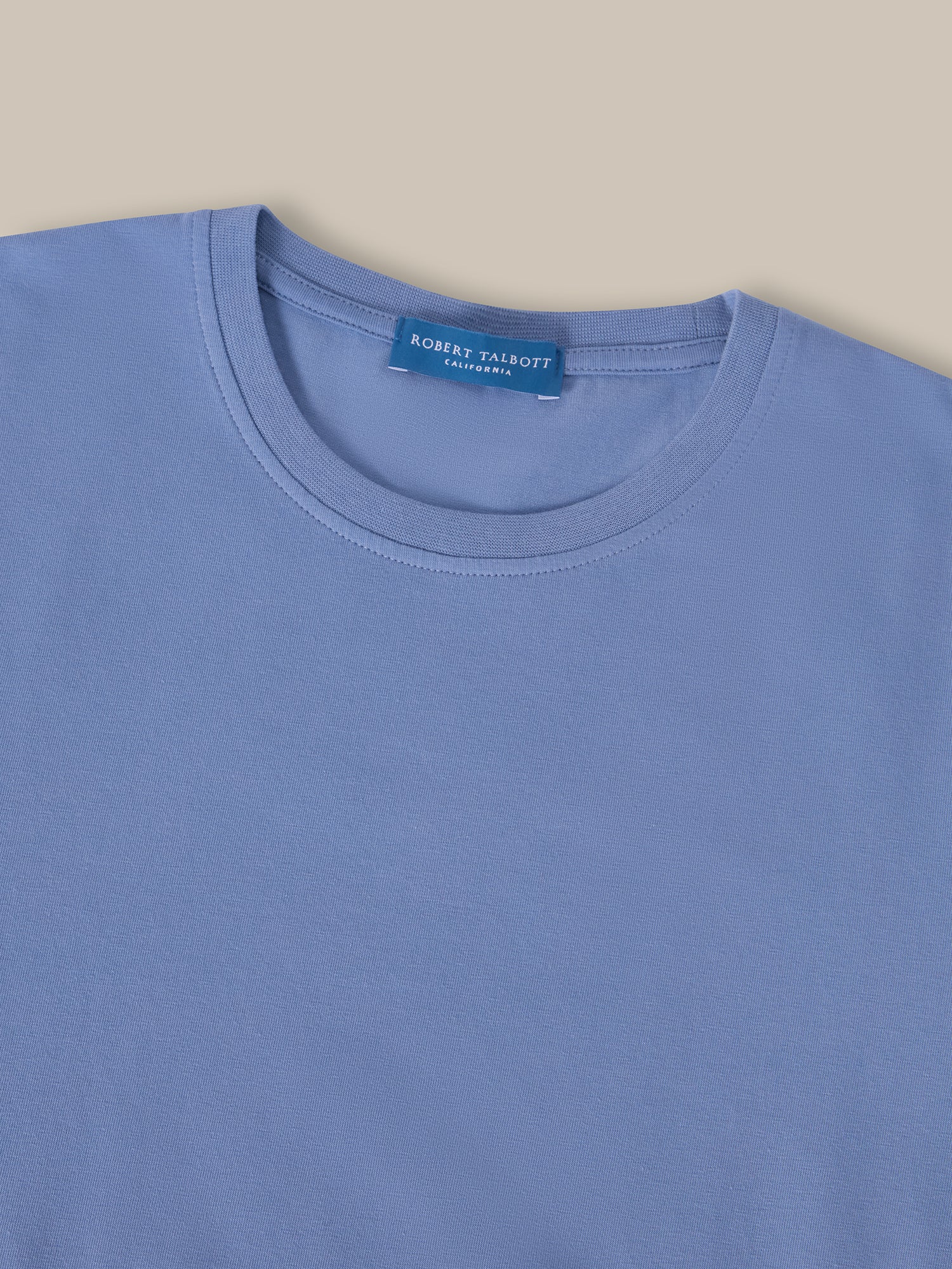 Robert Talbott Dean T-Shirt Cotone Blu L