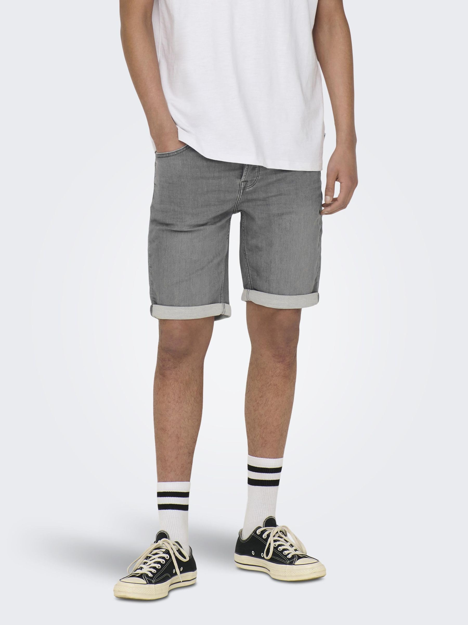 ONLY & SONS Ply Shorts Denim Blu Vita Media