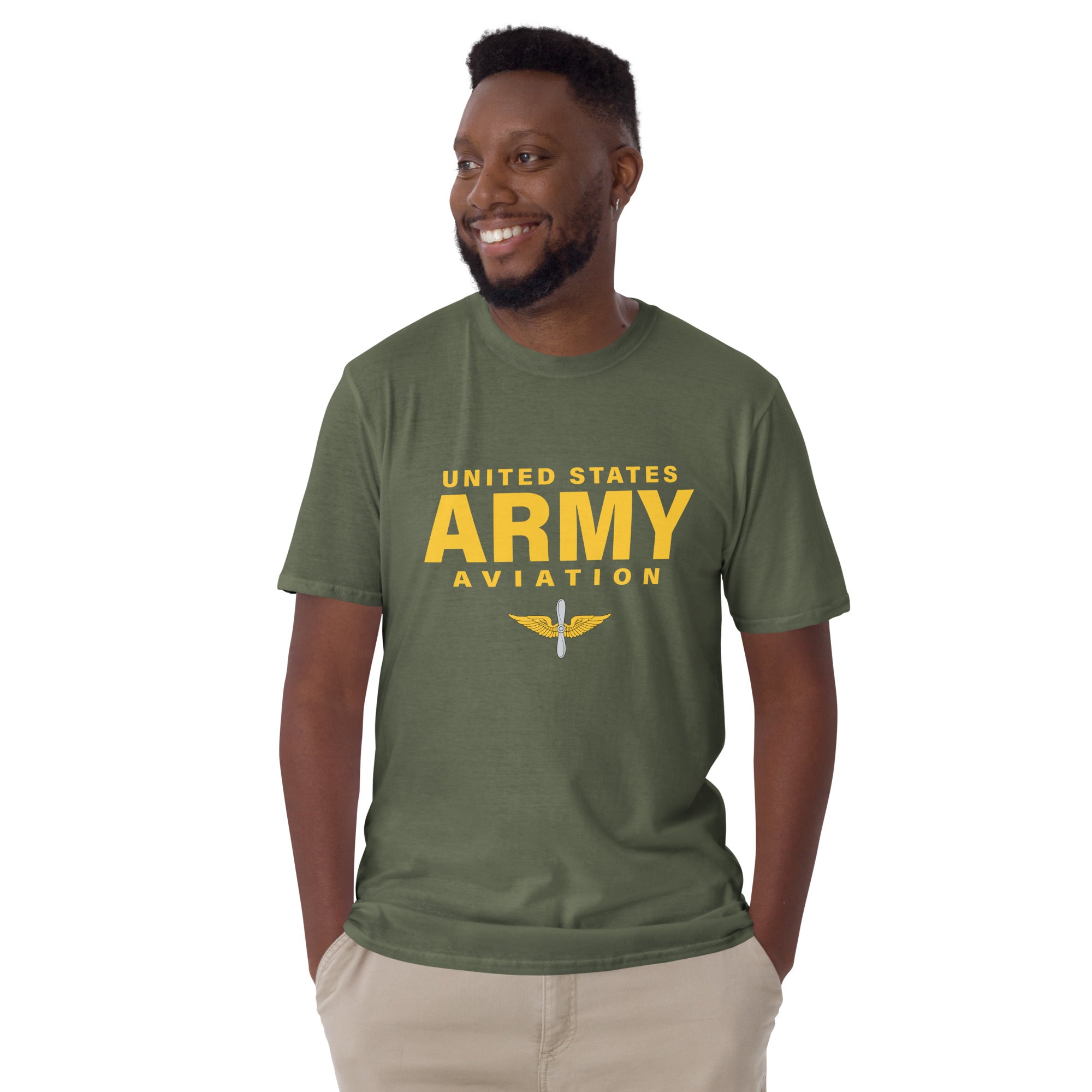7.62 Design Army Aviation Maglietta Uomo Nero Cotone