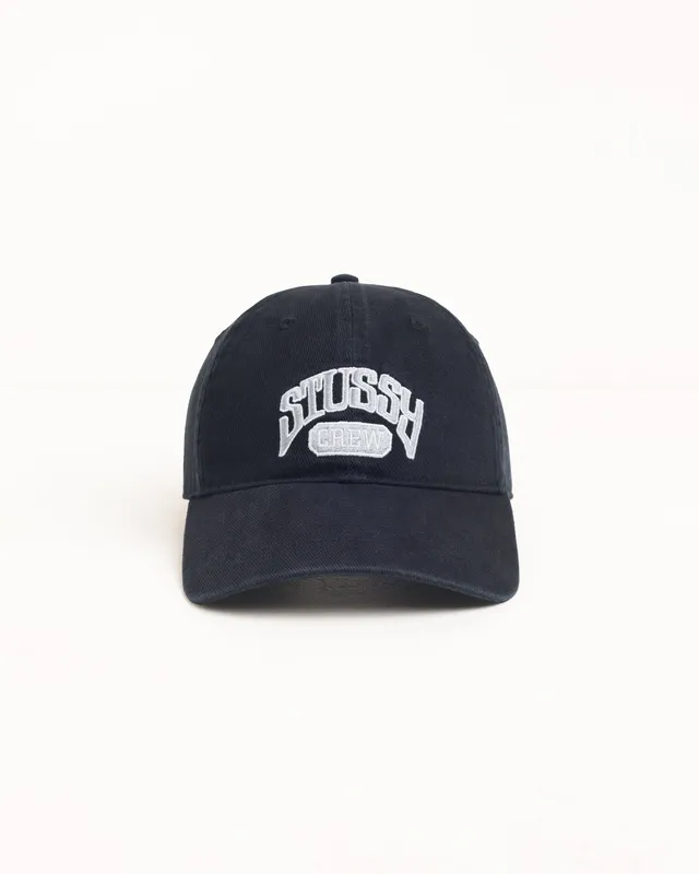 Stussy Crew Cap Berretto Black Cotone Taglia Unica