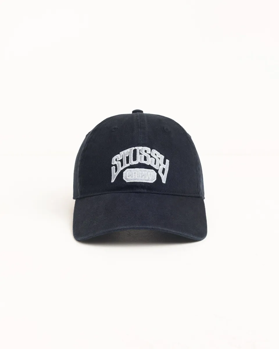Stussy Crew Cap Berretto Black Cotone Taglia Unica