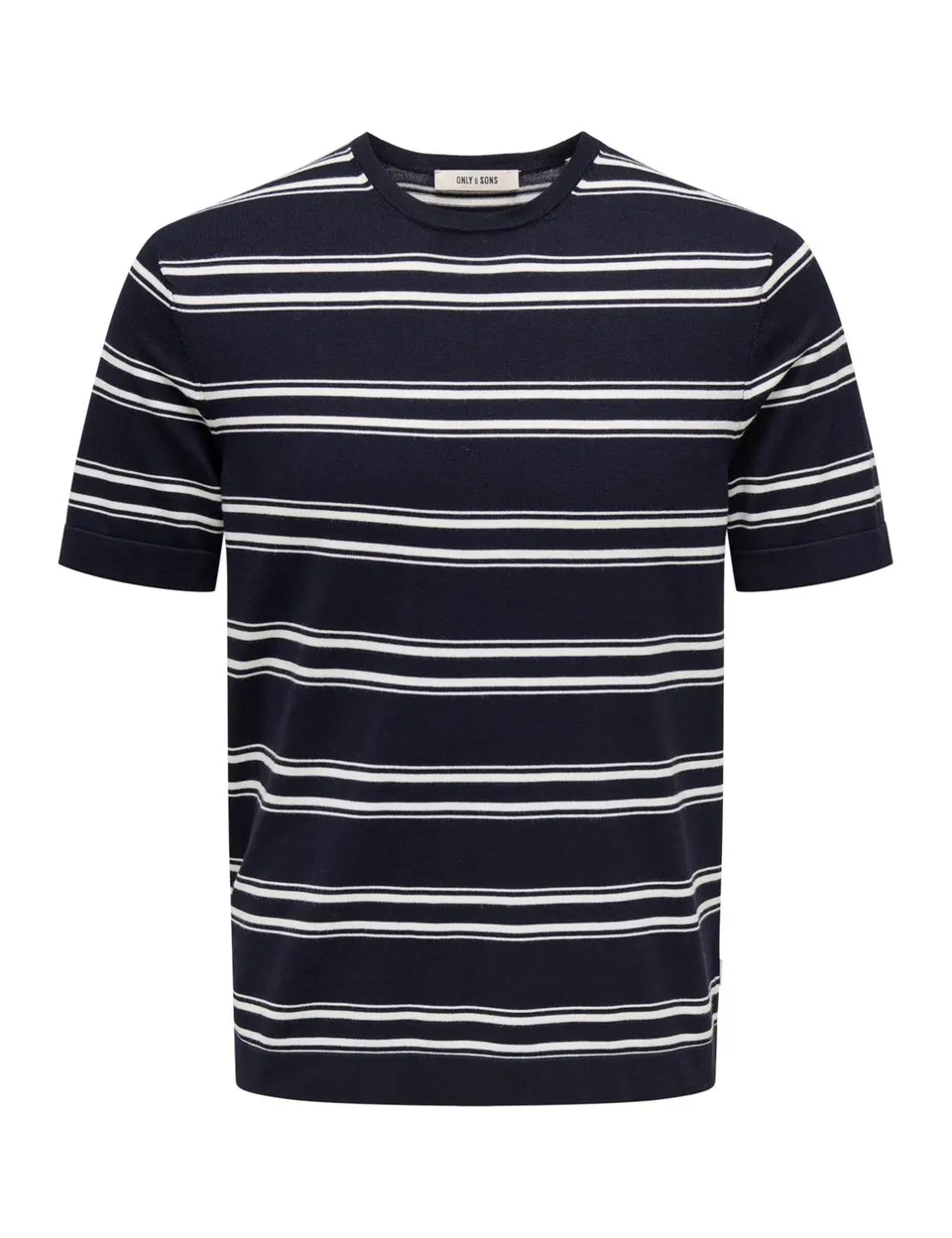Only & Sons Onswyler Life Stripe Maglia Uomo L Blue Fog