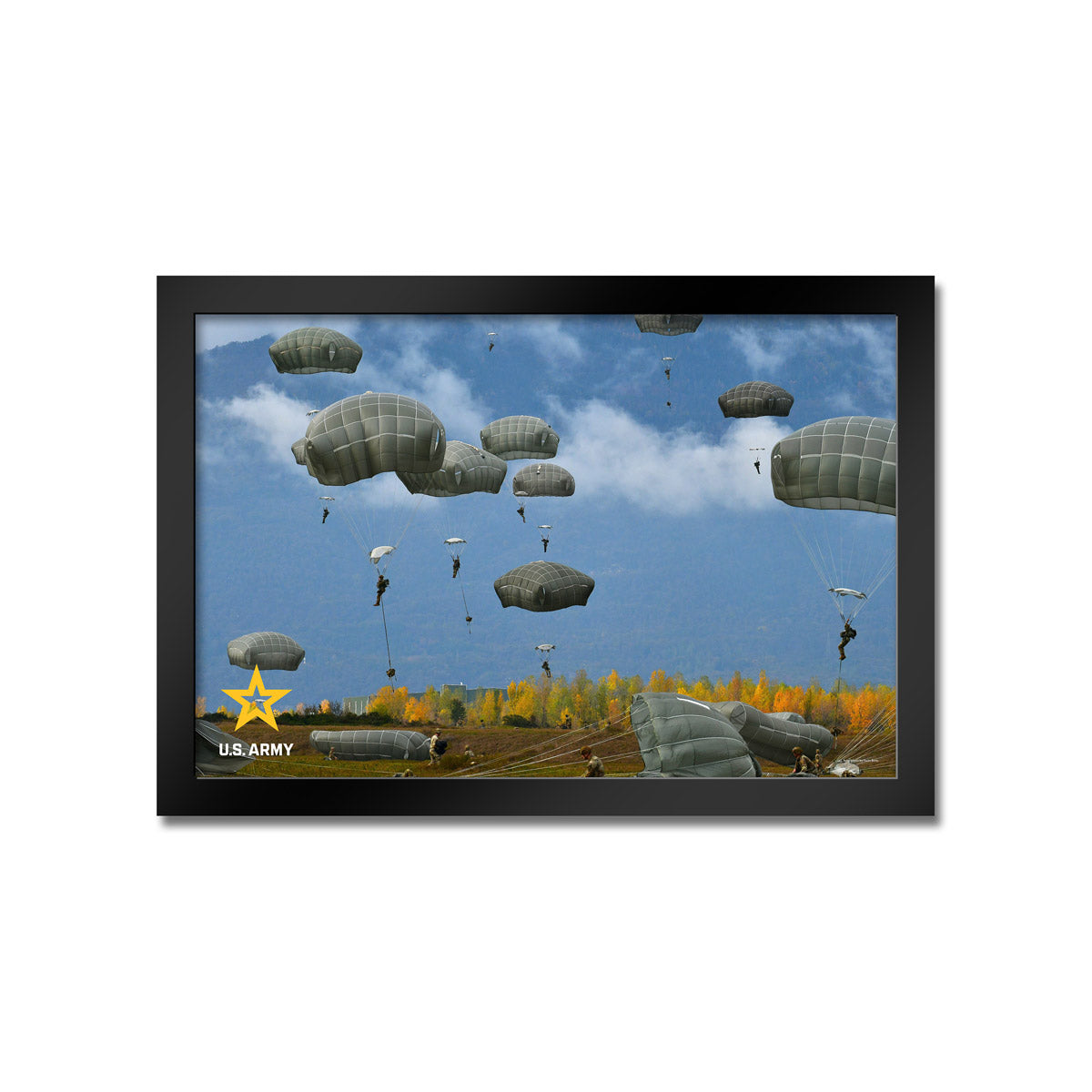7.62 Design U.S. Army Paratroopers Stampa Incorniciata 14x20 Esercito
