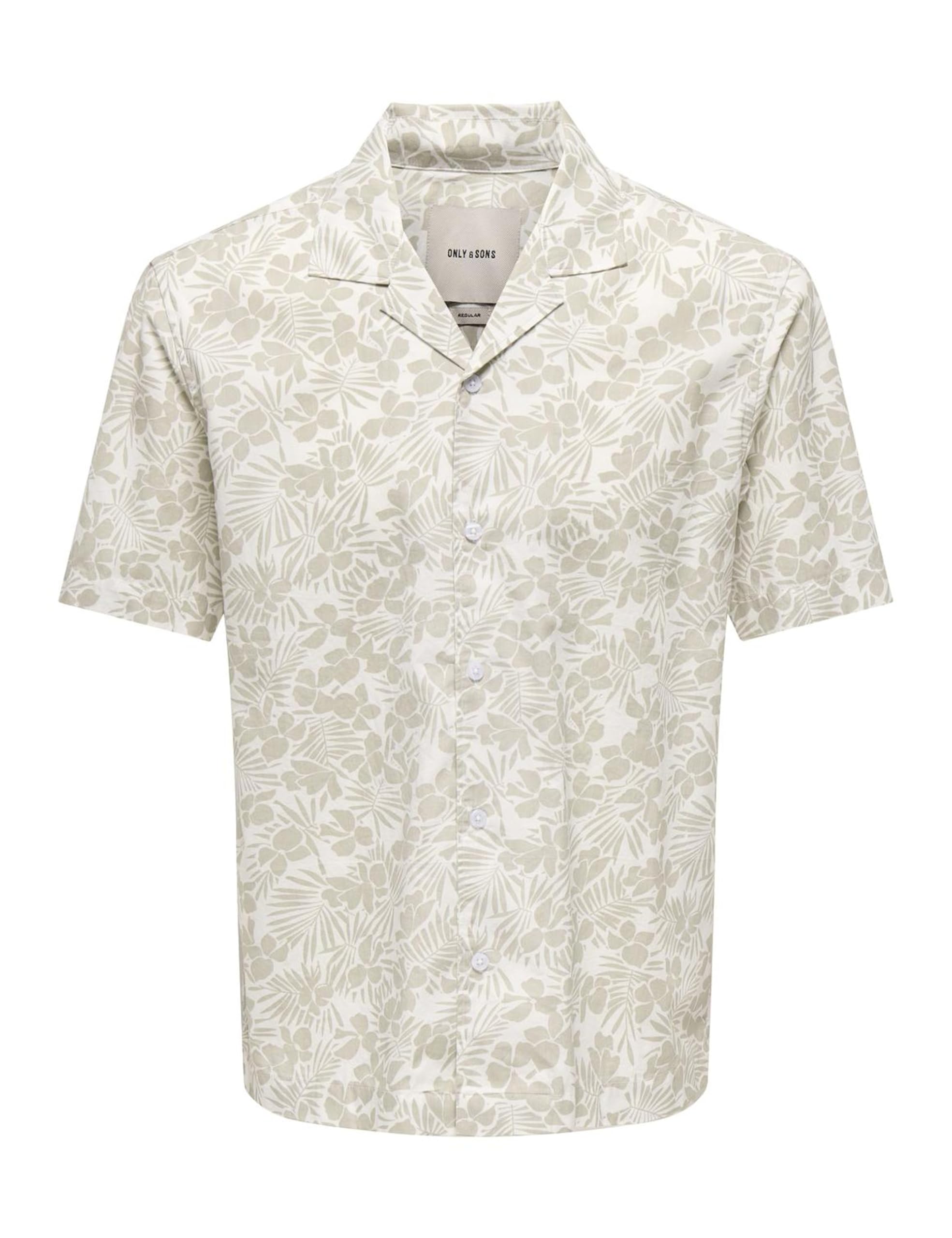 Only & Sons Onswhite Camicia Uomo Egret Cotone
