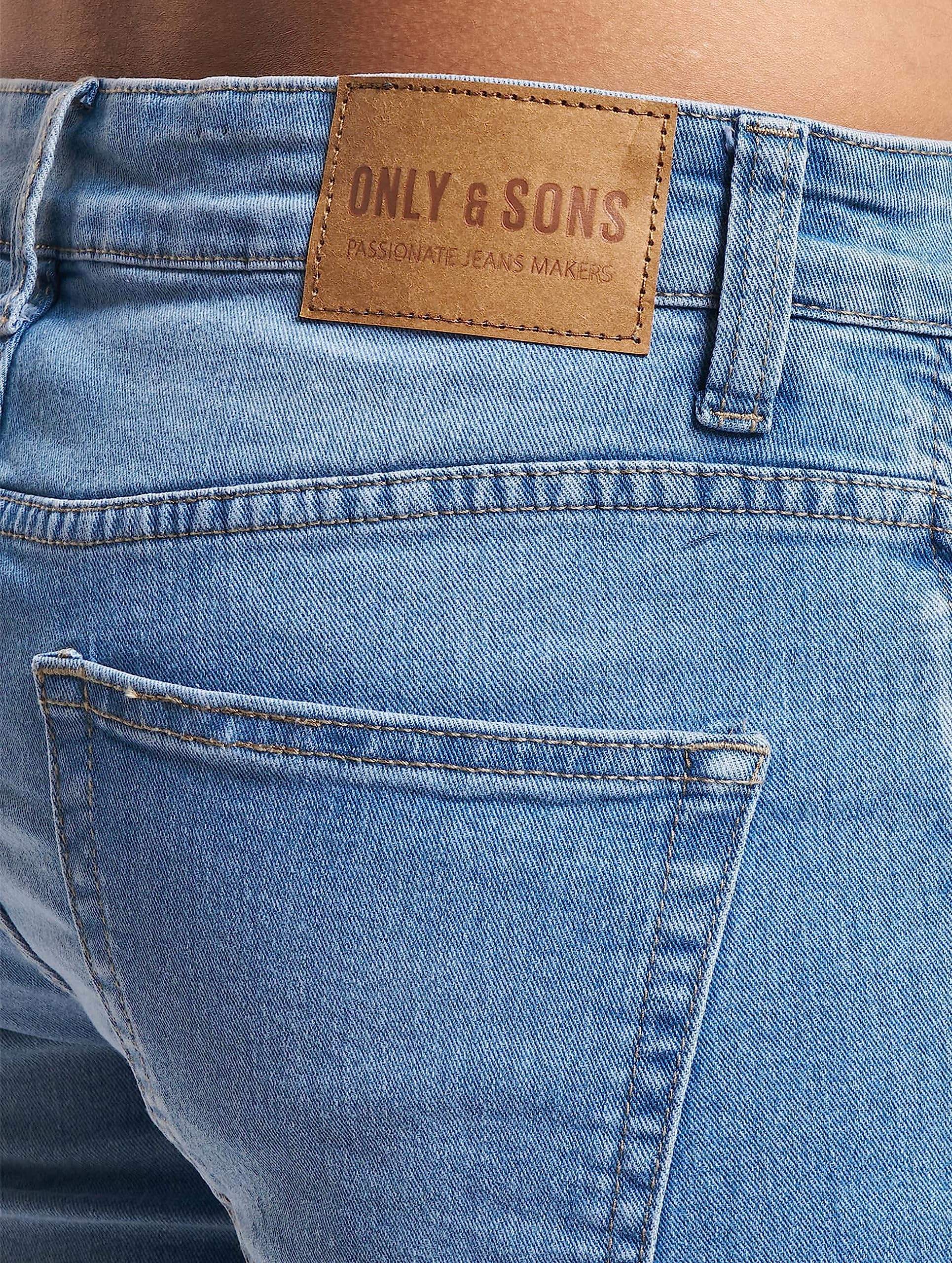 Only & Sons Pantaloncini Uomo Denim Azzurro M Cotone