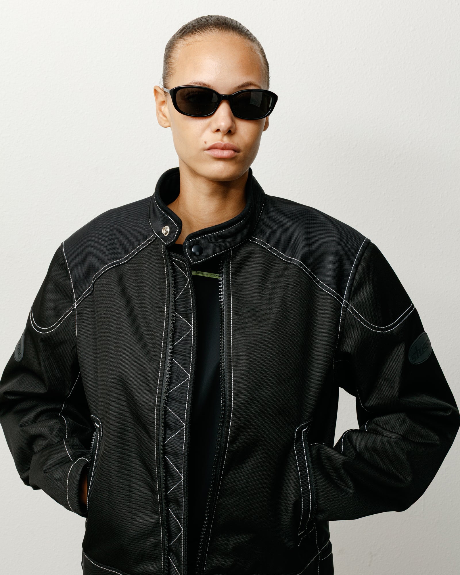 Stussy Eli Sunglasses occhiali sole neri bioacetato UVA/UVB