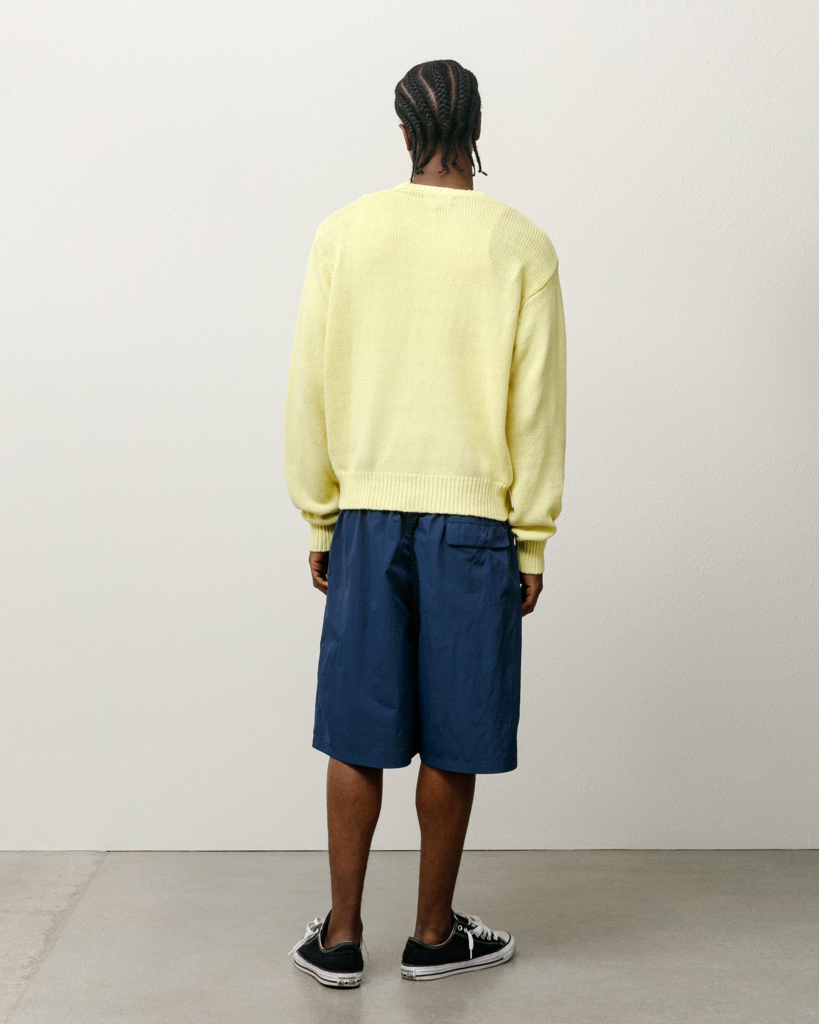 Stussy Nylon Court Short pantaloncino Navy nylon