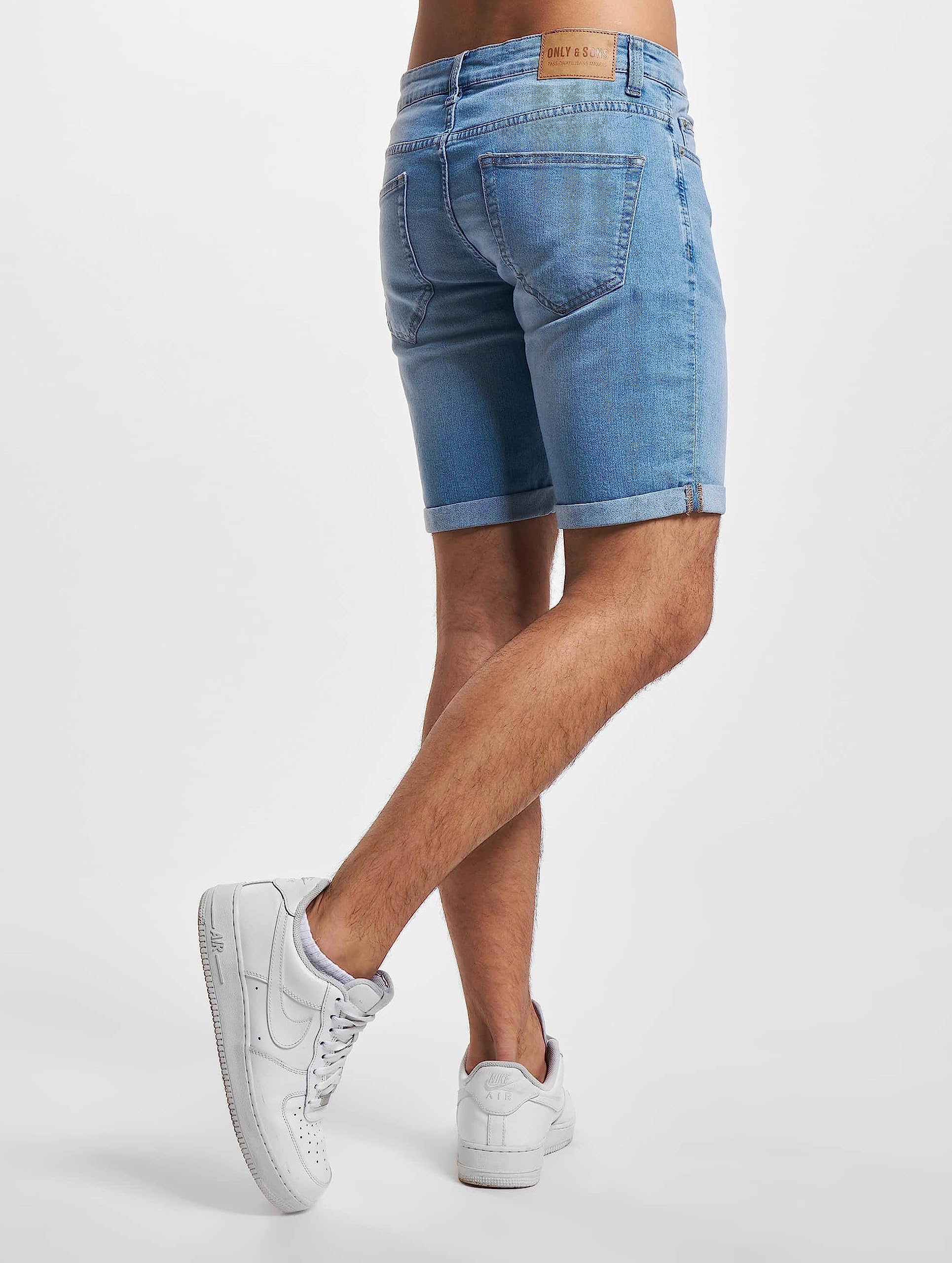 Only & Sons Pantaloncini Uomo Denim Azzurro M Cotone