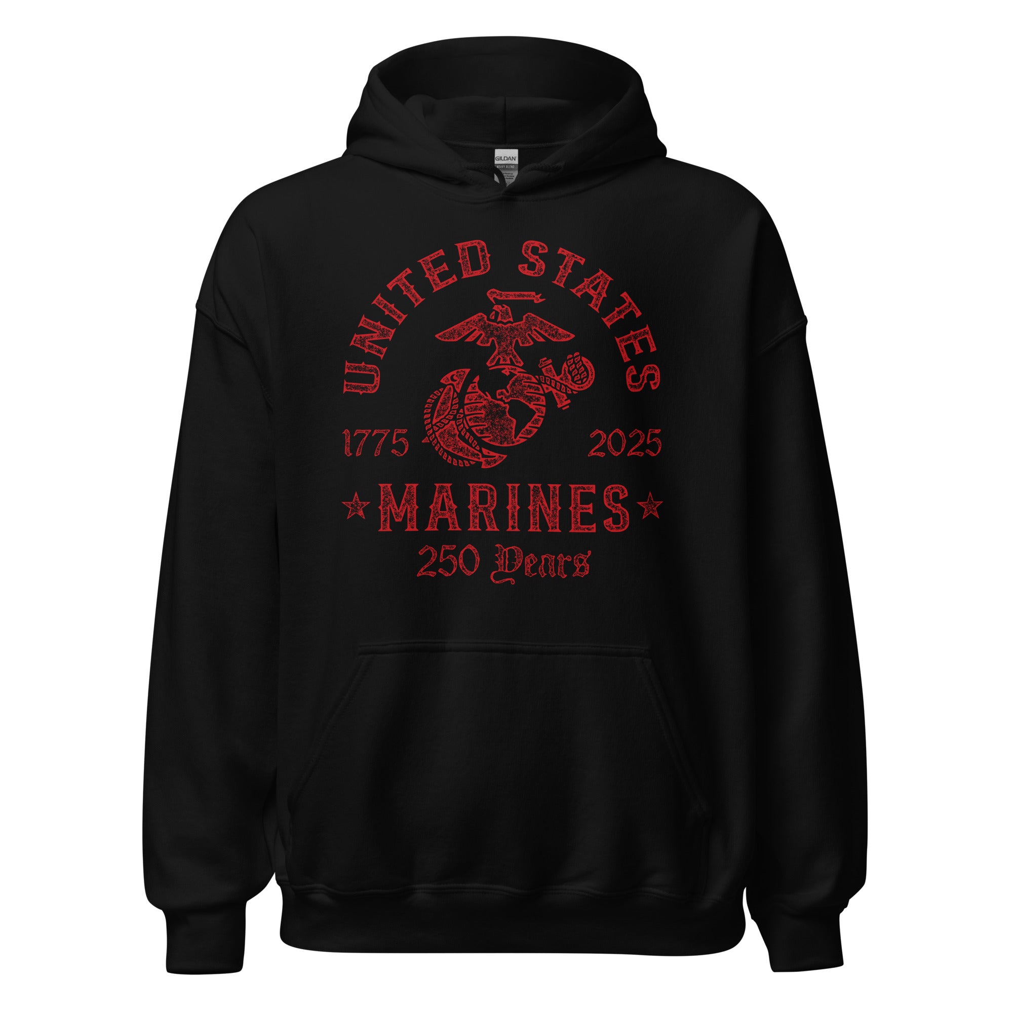 7.62 Design USMC 250th Birthday 2025 felpa nera cotone