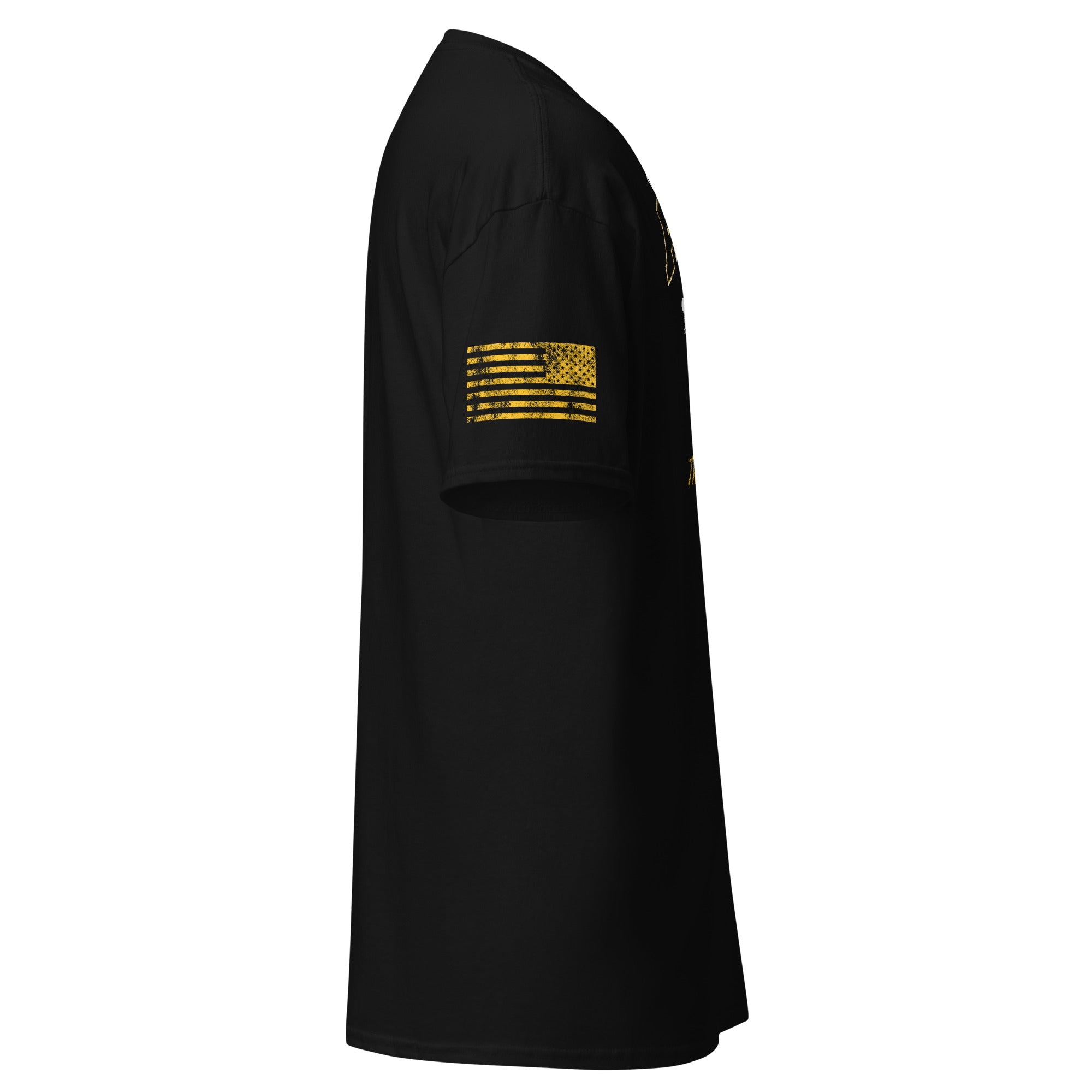 7.62 Design Army maglietta uomo nera cotone vintage taglia L
