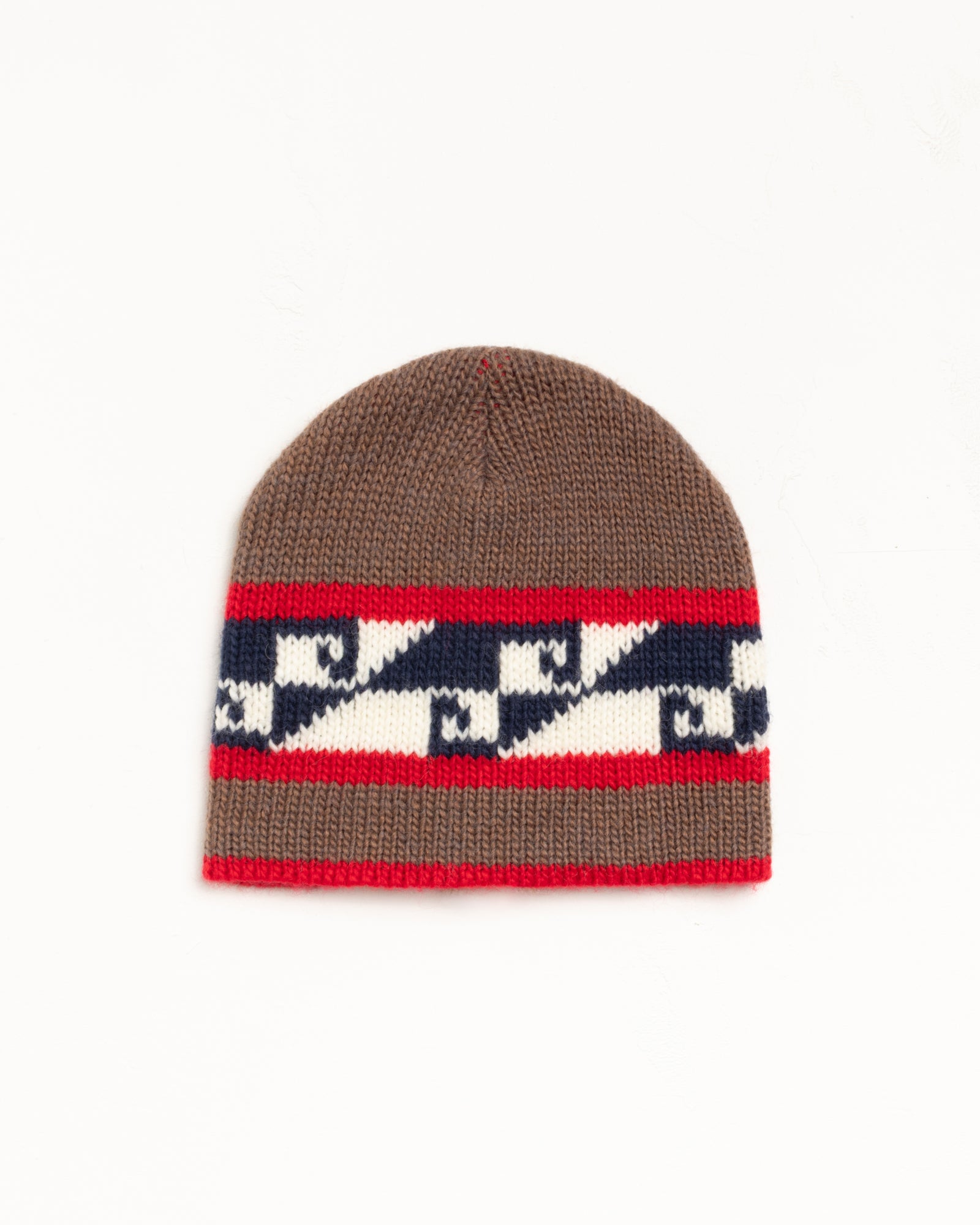 Stussy Headwear Waves Skullcap beanie marrone taglia unica lana