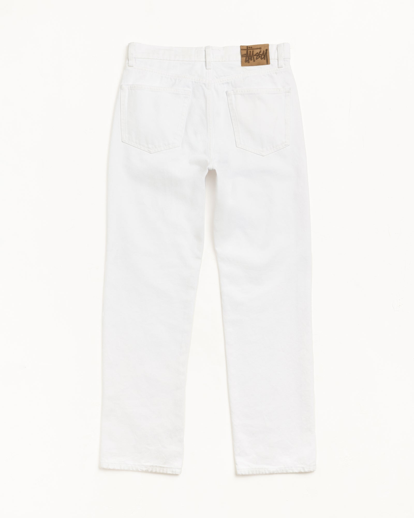 Stussy Slim Jean Denim jeans bianchi slim 100% cotone