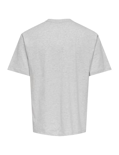 Only & Sons Onsaaron Life RLX maglietta uomo grigio cotone