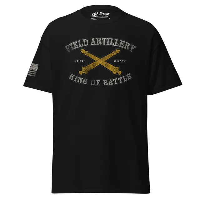 7.62 Design Field Artillery maglietta uomo nera cotone