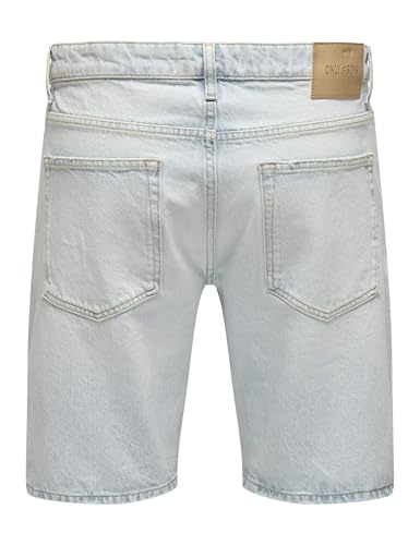 Only & Sons OnsEdge LB 3662 DOT DNM Pantaloncini Uomo XS Denim