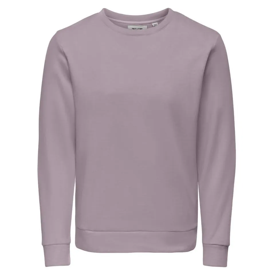 Only & Sons Chase felpa uomo L viola cotone