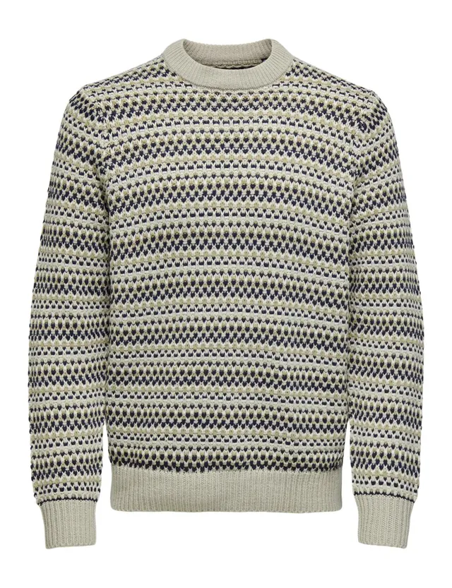 ONLY & SONS Maglieria Onsmusa Pullover Uomo S blu navy