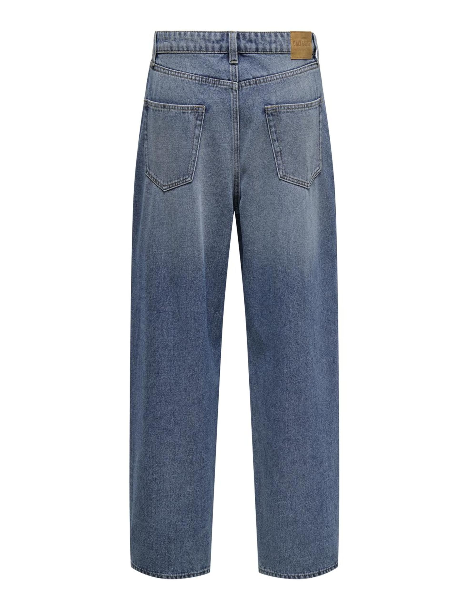 Only & Sons Onsfive Baggy Box Jeans uomo 30W/32L blu