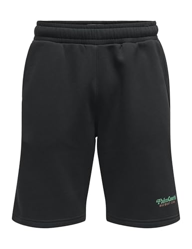 ONLY & SONS Onsten Pantaloncini Tuta Nero Cotone Sport