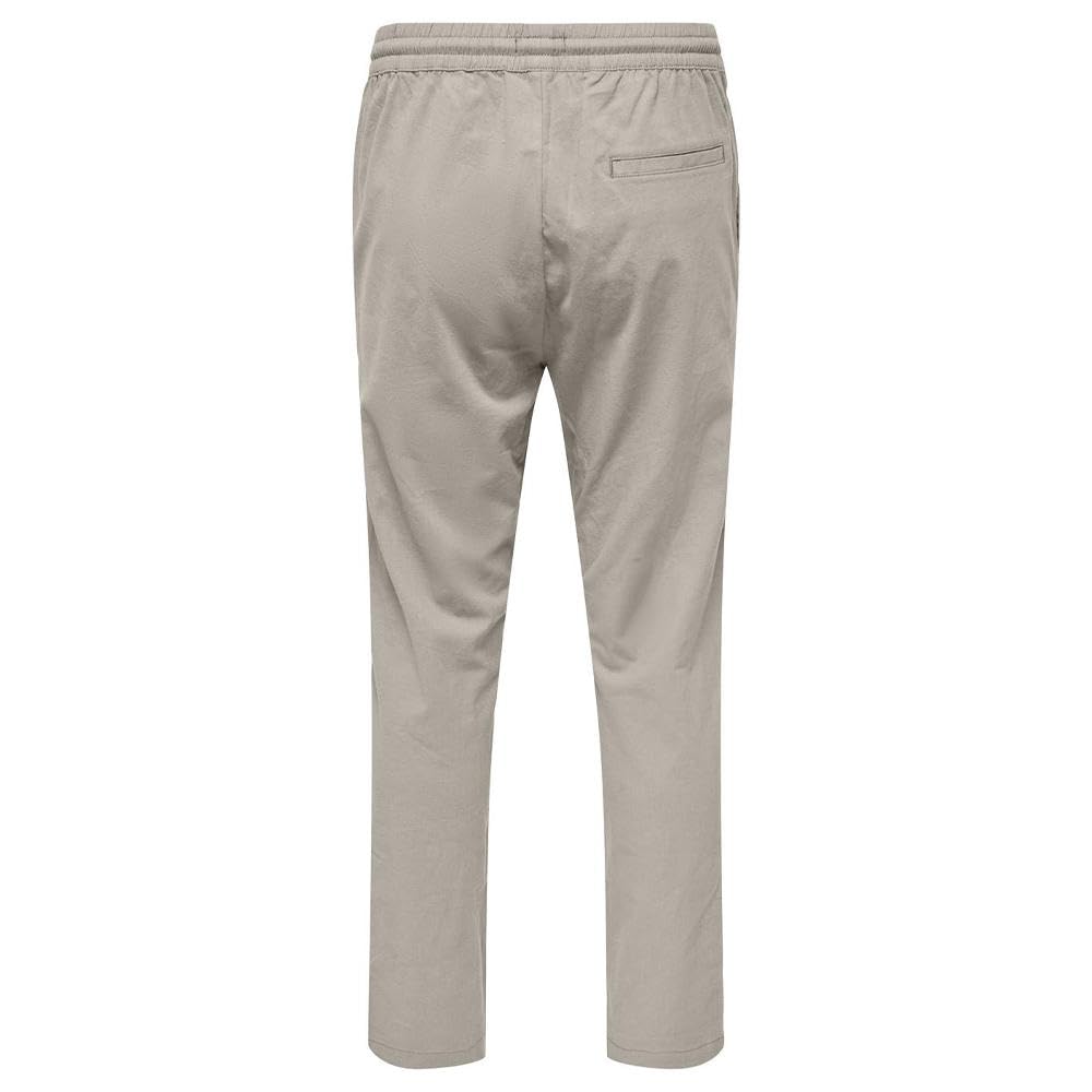 Only & Sons Pantaloni Fluidi Capri pantalone beige uomo