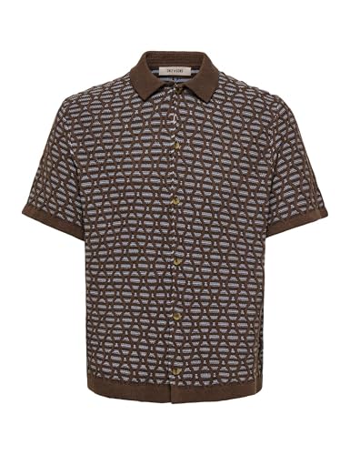 Only & Sons Onswave Life camicia uomo nera taglia L