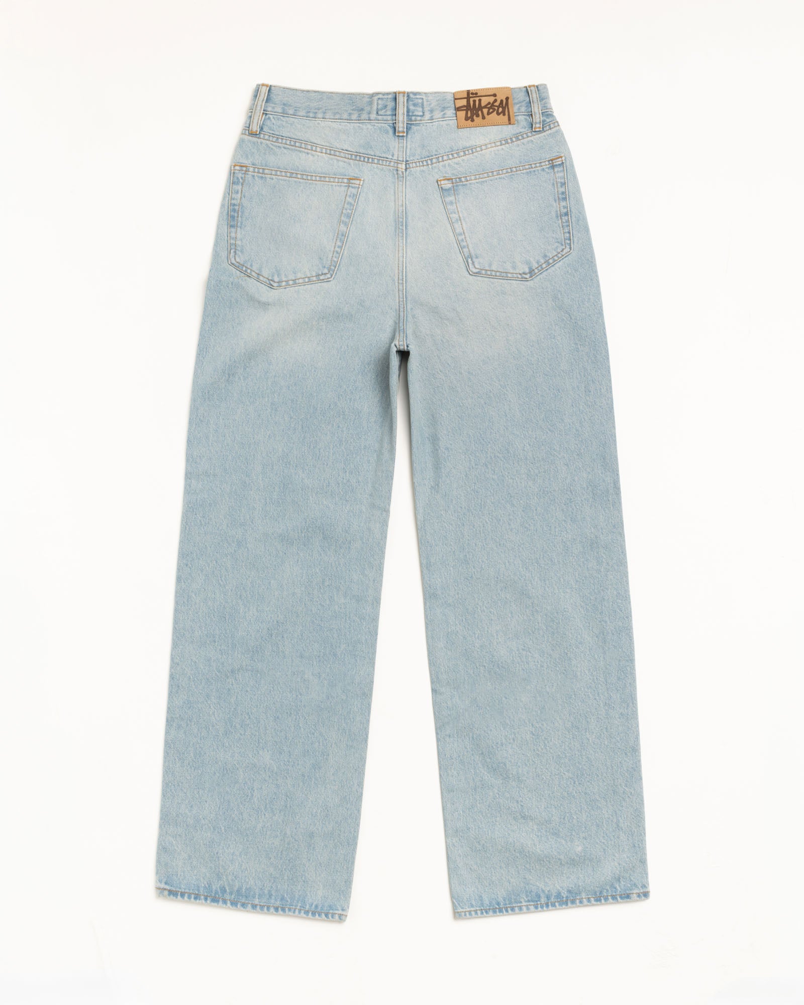 Stussy Relaxed Jean Denim jeans light wash 100% cotone