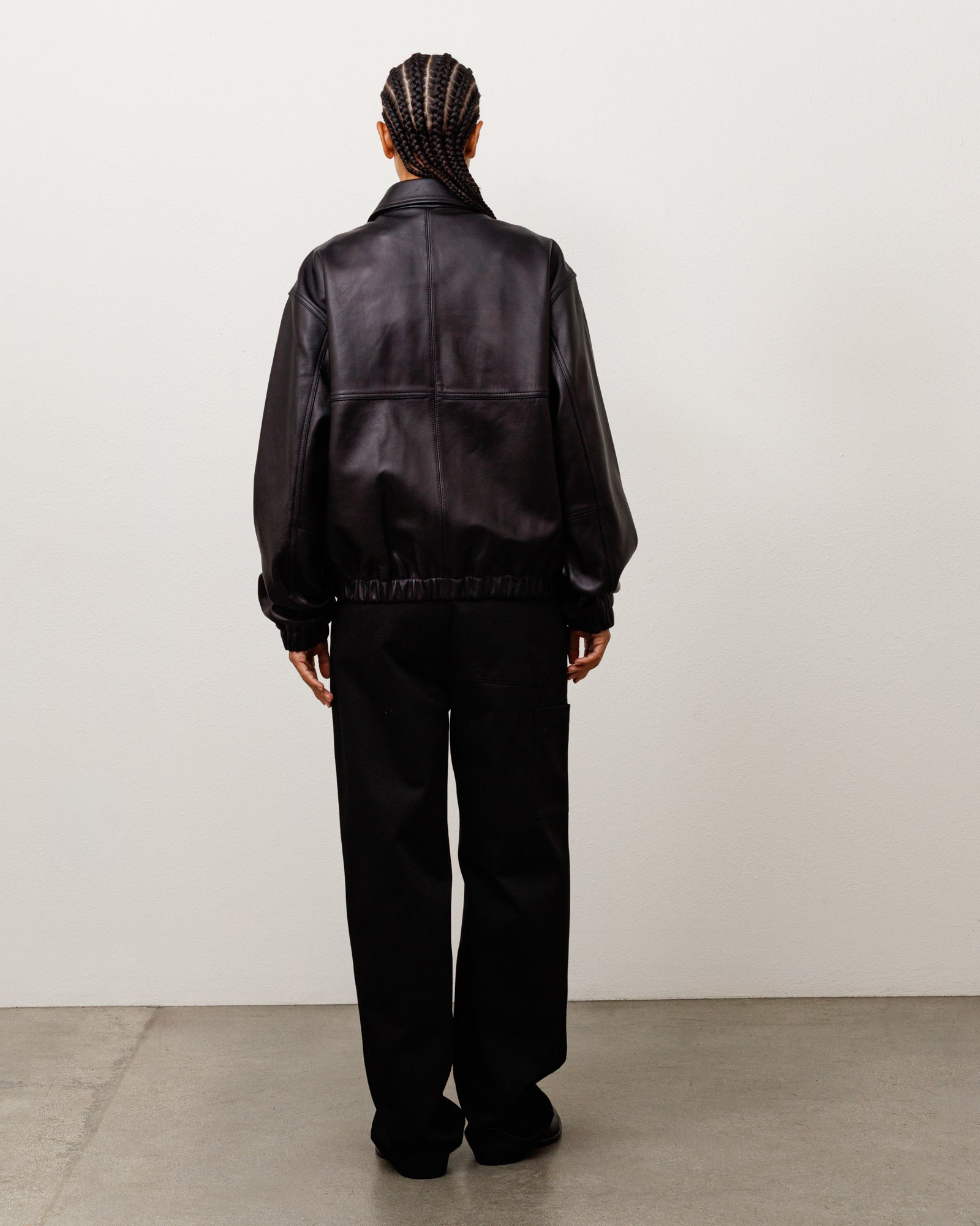 Stussy Pantalone Uniforme pantalone nero twill cotone