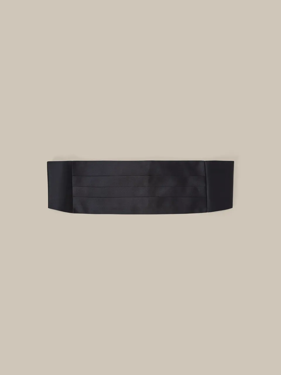 Robert Talbott Baldwin Satin fascia smoking seta nero S/M