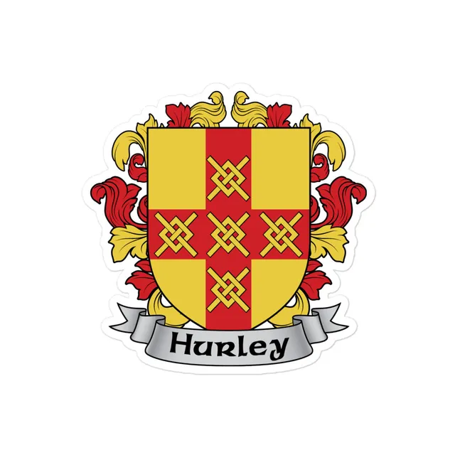7.62 Design Hurley adesivo vinile stemma irlandese 7x7 cm