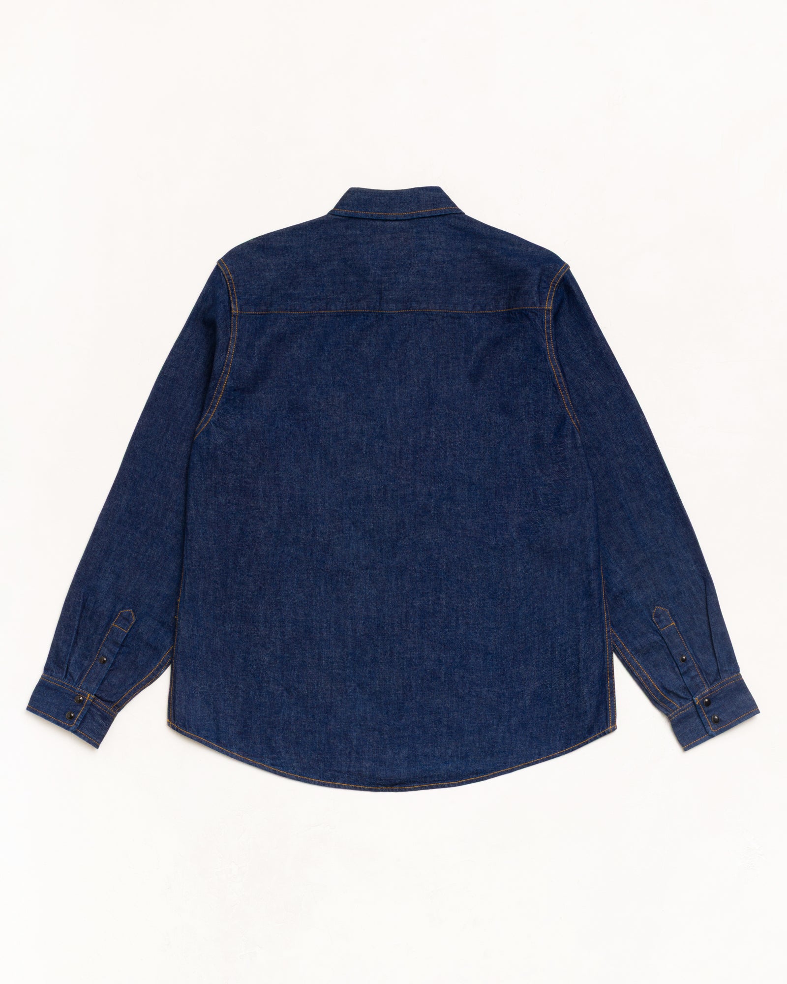 Stussy Denim Western Shirt camicia Dark Denim selvedge