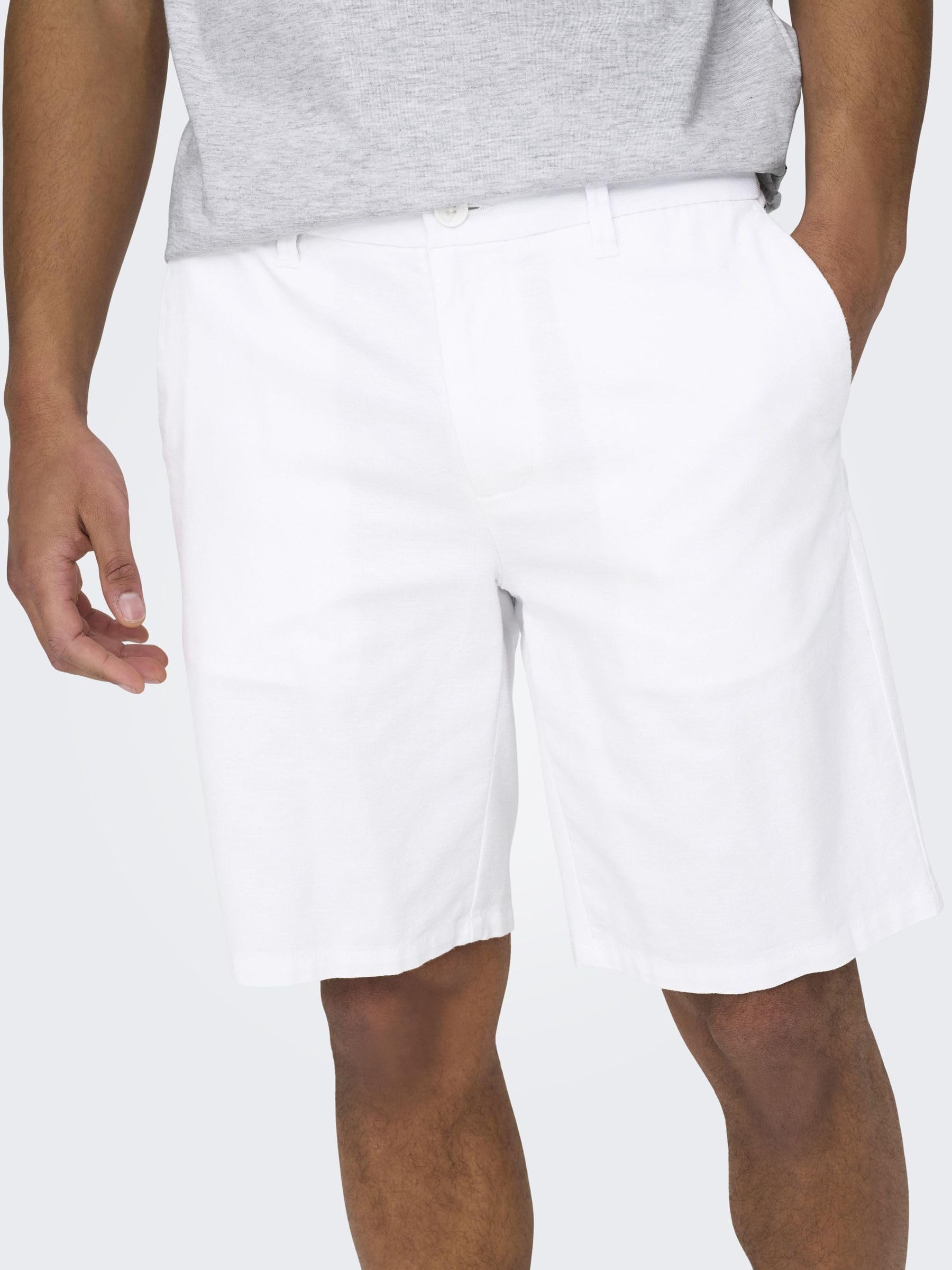 Only & Sons Onsmark Pantaloncini Chino Regular Cotone