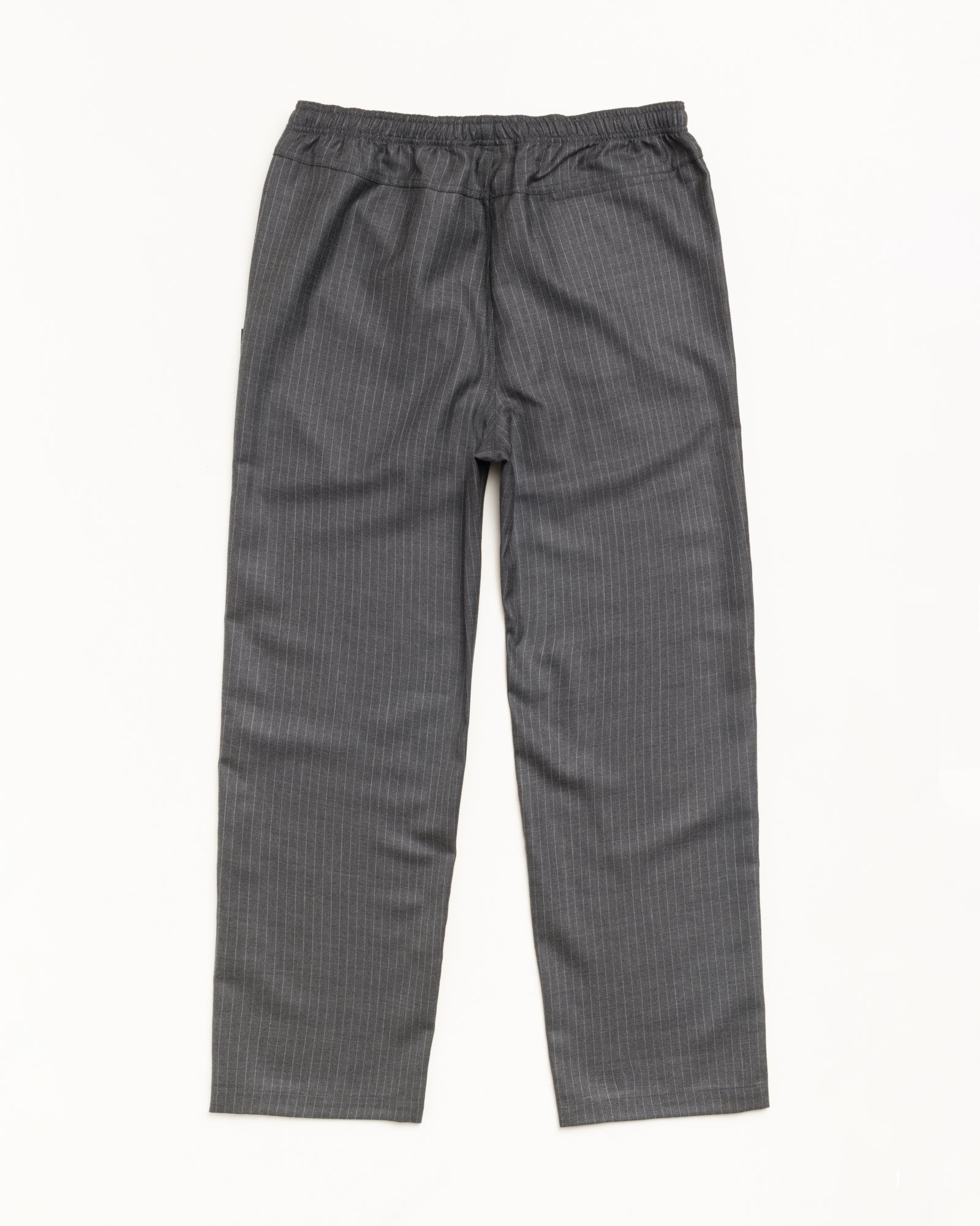 Stussy Striped Wool Beach Pant pantaloni Grey Pinstripe lana