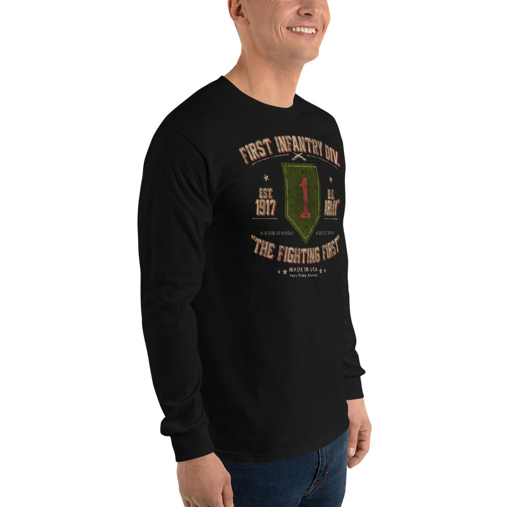 7.62 Design 1st Infantry maglia uomo manica lunga nera