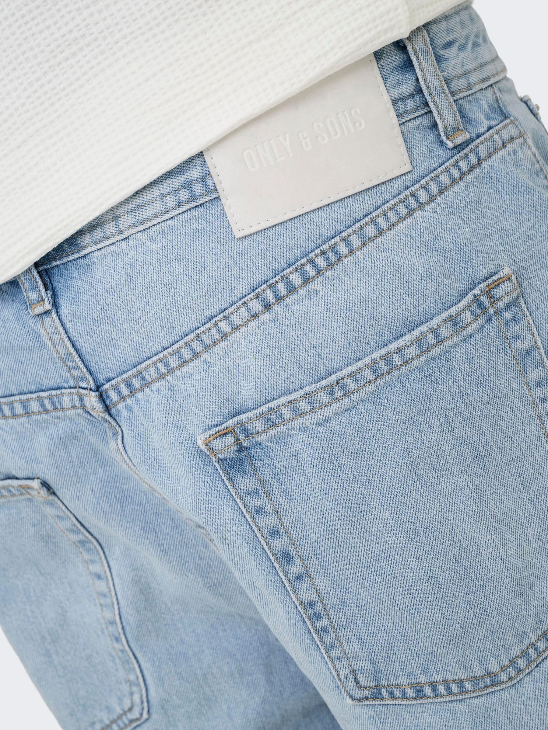 Only & Sons Onsfade Shorts uomo loose fit vita media