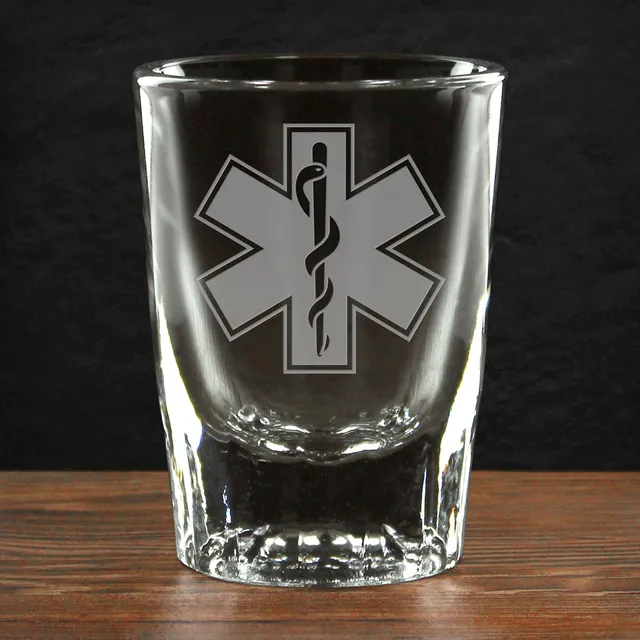 7.62 Design Drinkware EMT Star of Life bicchierino shot vetro 2 oz
