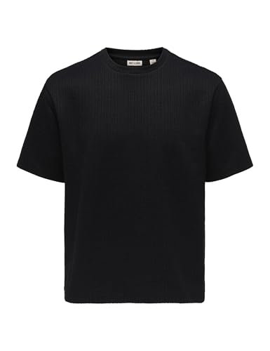 Only & Sons Onsandre T-Shirt Uomo Nero Cotone