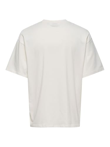 Only & Sons T-Shirt Girocollo Bianca Stampa Uomo S