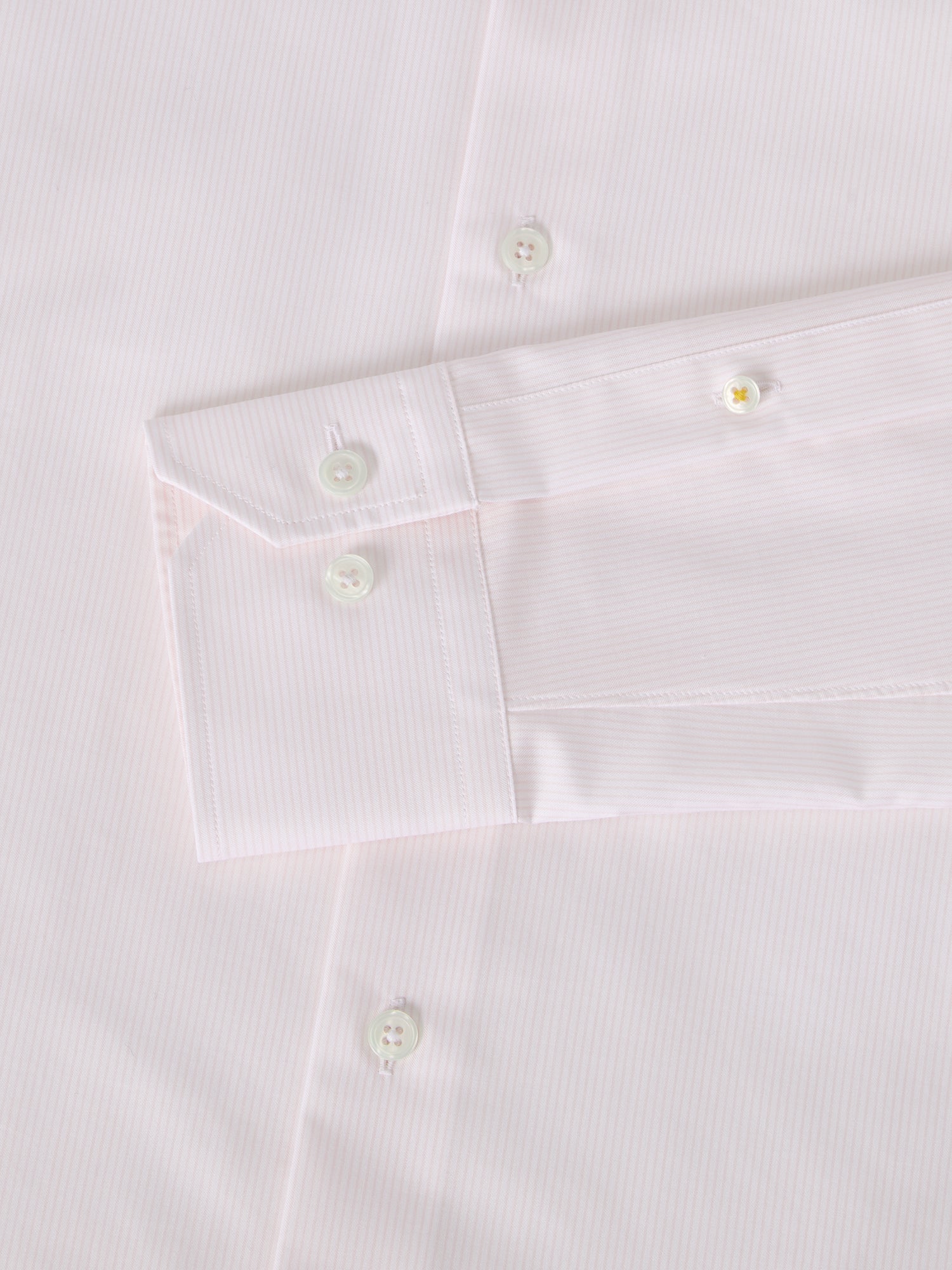 Robert Talbott Reynolds Thin Stripe camicia rosa 16 cotone