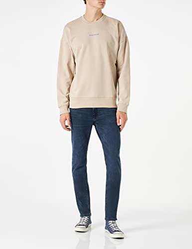 ONLY & SONS Onstoby 3089 felpa girocollo uomo argento relaxed