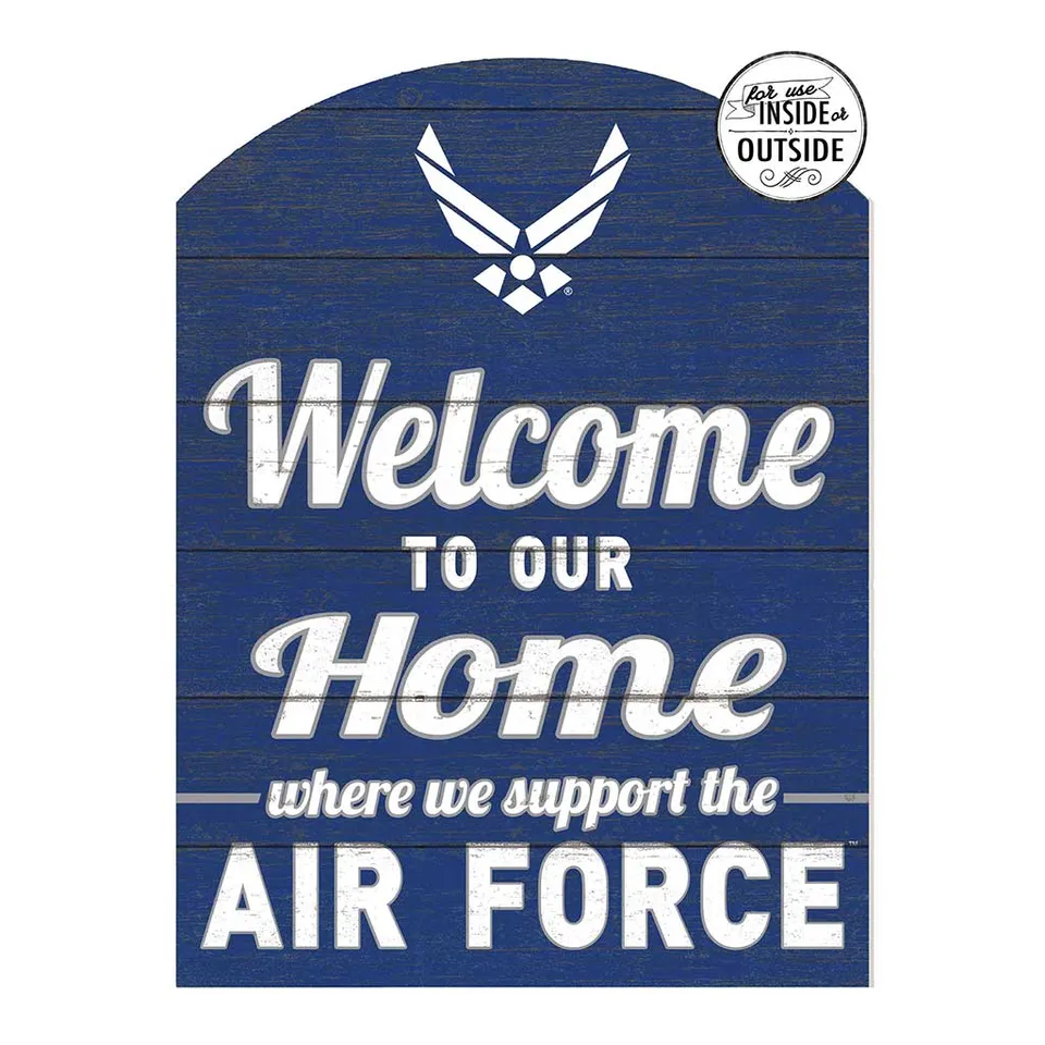 7.62 Design Air Force Welcome insegna PVC 16x22 indoor outdoor