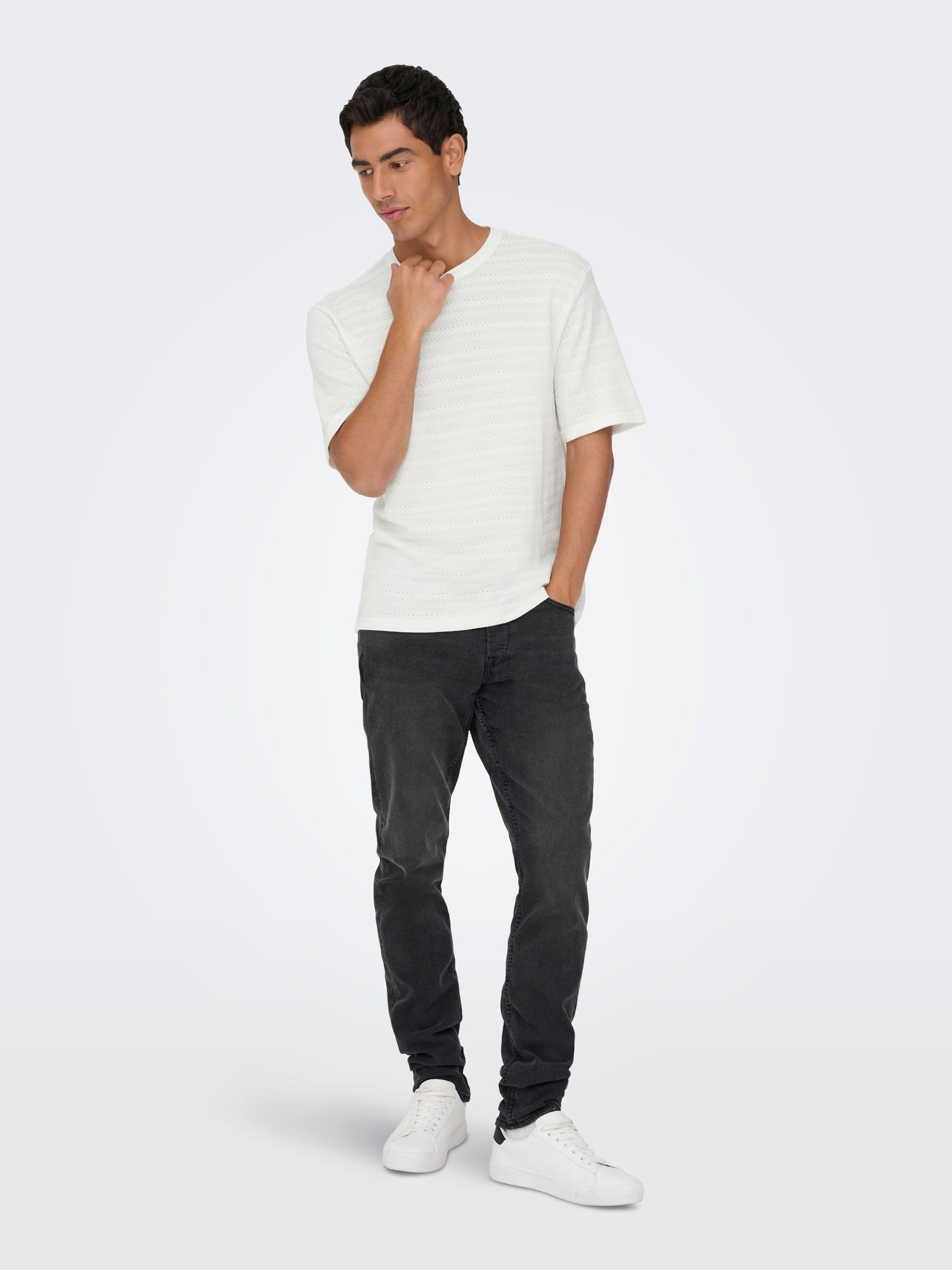 Only & Sons Onsgivo Maglia Uomo Cloud Dancer S