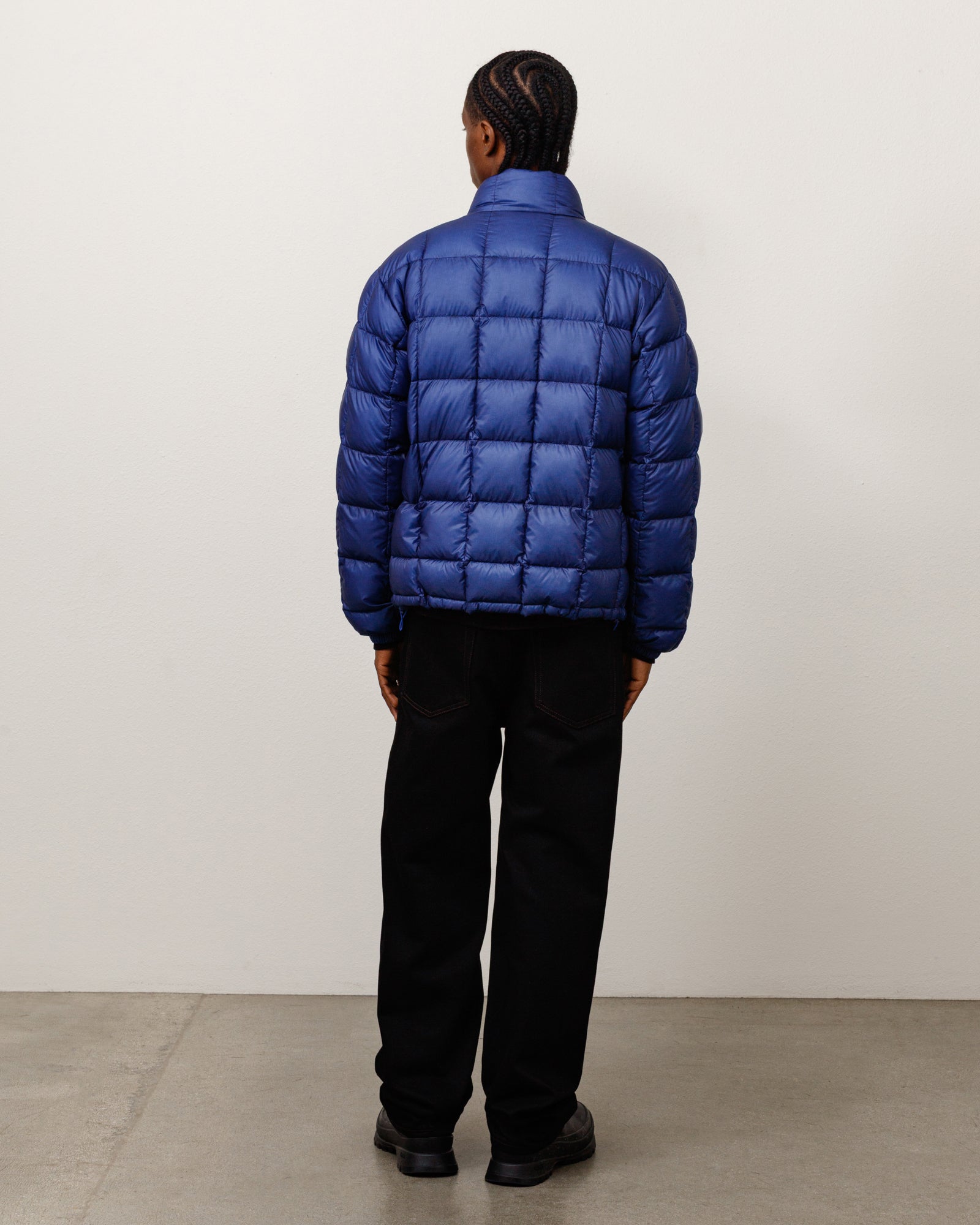 Stussy Midweight Puffer Piumino Blue Nylon 600-fill