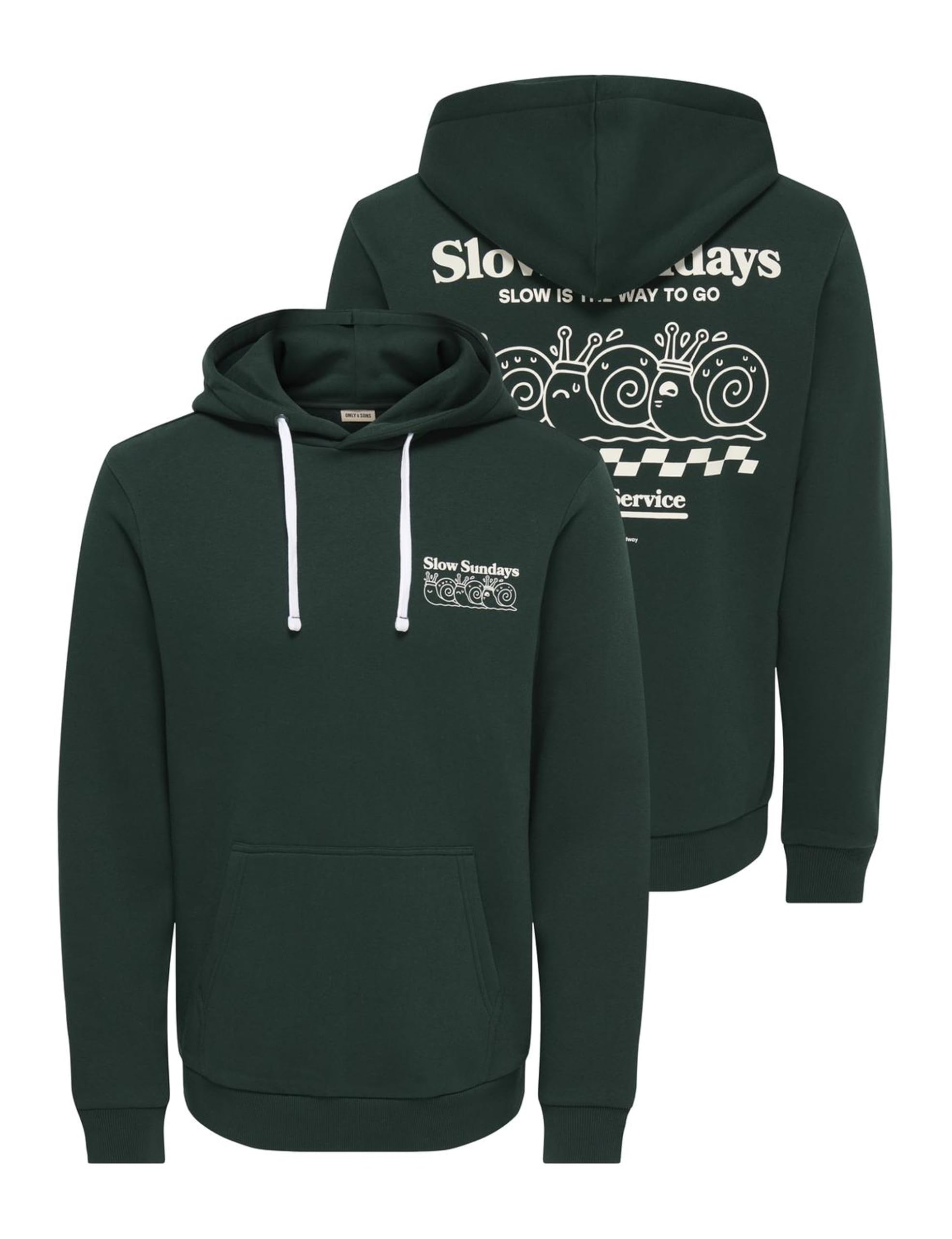 ONLY & SONS Onsceres Felpa Uomo Nero Girocollo