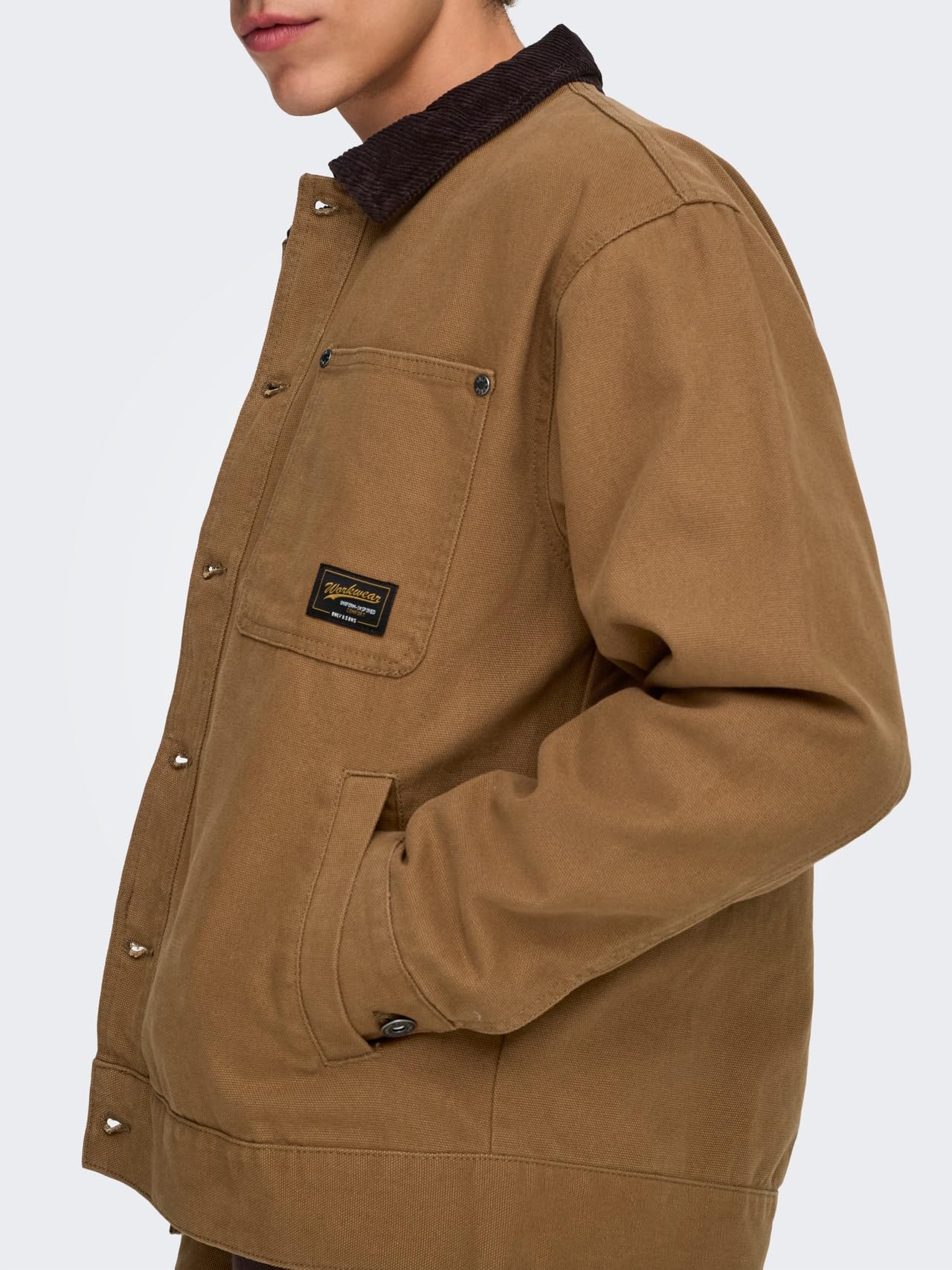 Only & Sons Onstimber Giacca Uomo Nero Taglia L Leggera
