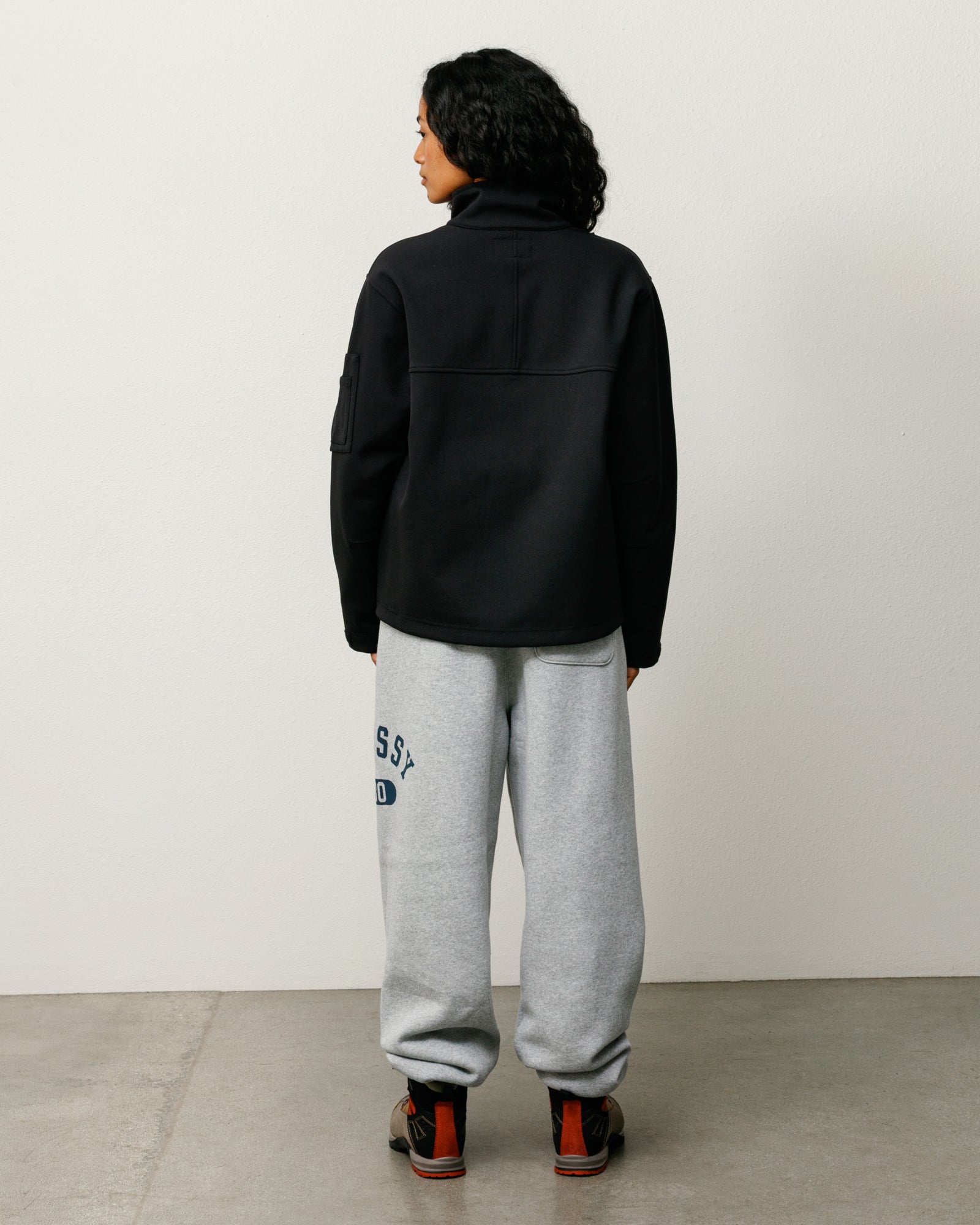 Stussy Varsity Fleece Pant Pantalone Grey Heather 500 g