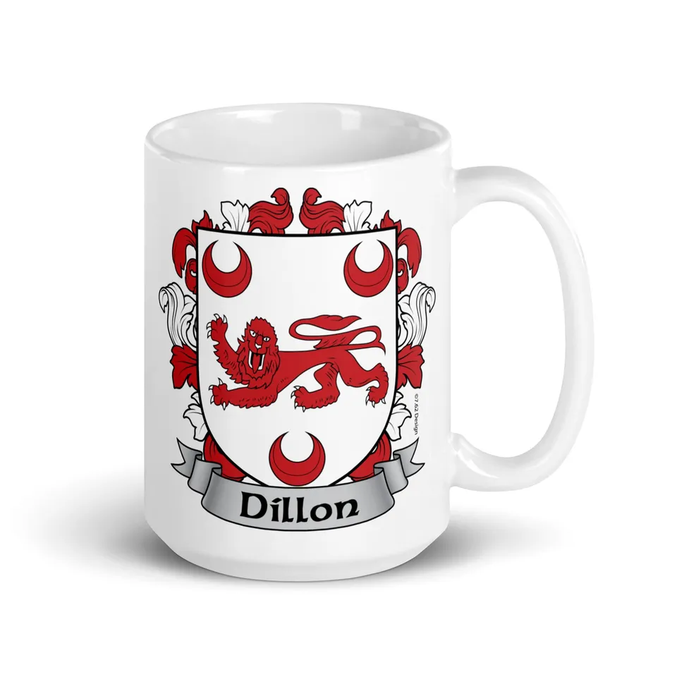 7.62 Drinkware Dillon tazza ceramica 15oz stemma irlandese